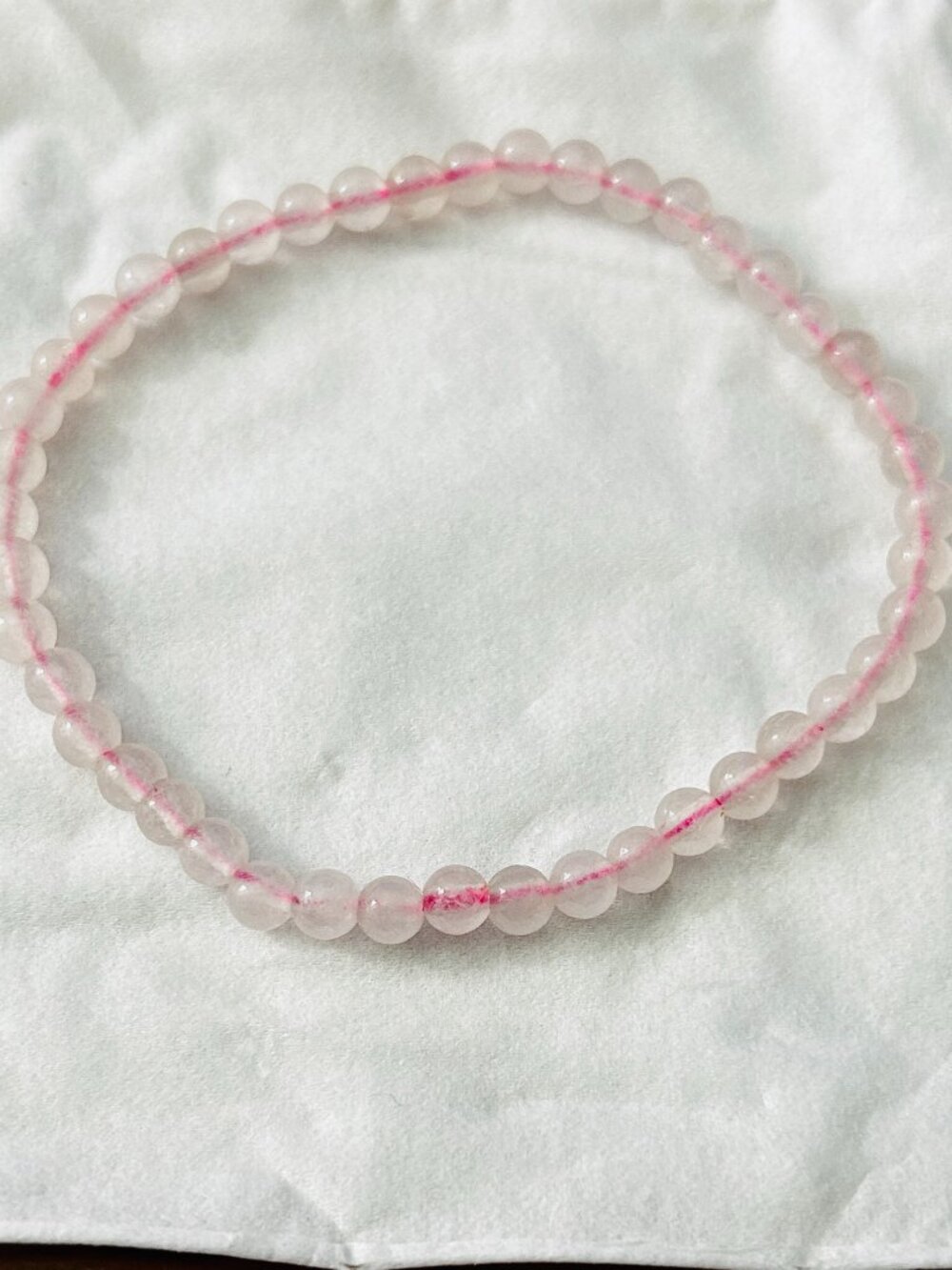 Rose Quartz Beaded Bracelet